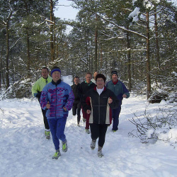 Winterse training in Norg